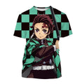 Tanjiro Kamado Demon Slayer Print Custom T-shirt - Item - BYTOODAY