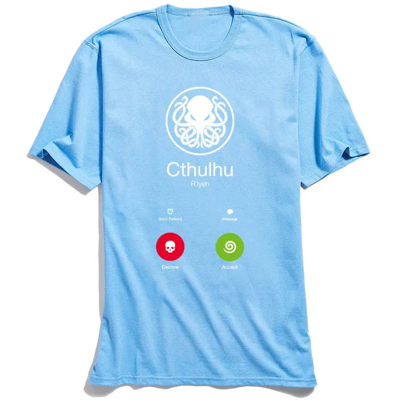 "The Call of Cthulhu" Parody Unisex Printed T-shirt - Item - BYTOODAY
