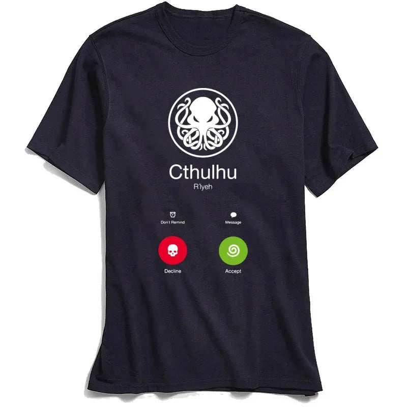 "The Call of Cthulhu" Parody Unisex Printed T-shirt - Item - BYTOODAY