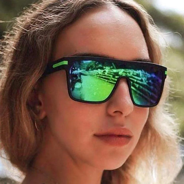 Trendy Polarized Lenses Oversized Sunglasses - Item - BYTOODAY