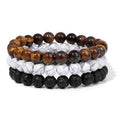 Tri Color Beads Trendy Bracelet - Item - BYTOODAY