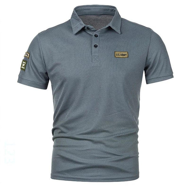 US Army Style Short Sleeve Polo Shirt - Item - BYTOODAY