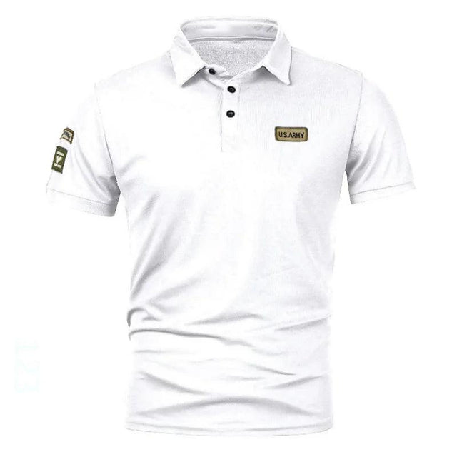 US Army Style Short Sleeve Polo Shirt - Item - BYTOODAY