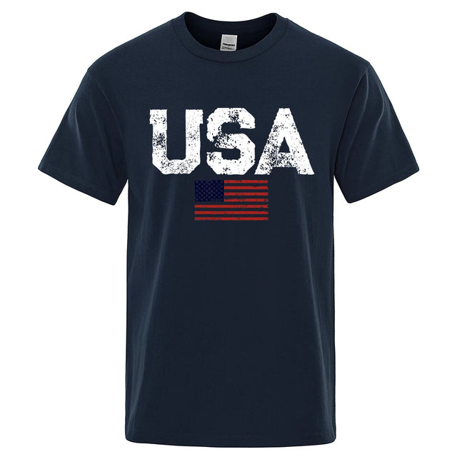 USA Flag Unisex Classic T-shirt - Item - BYTOODAY