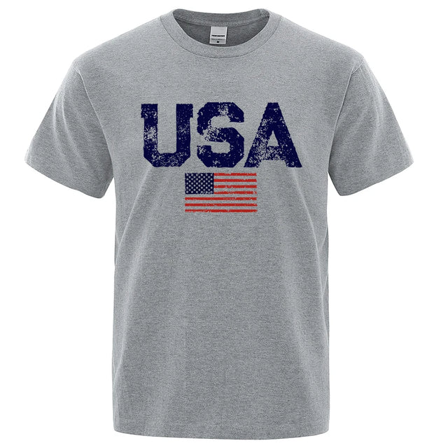 USA Flag Unisex Classic T-shirt - Item - BYTOODAY