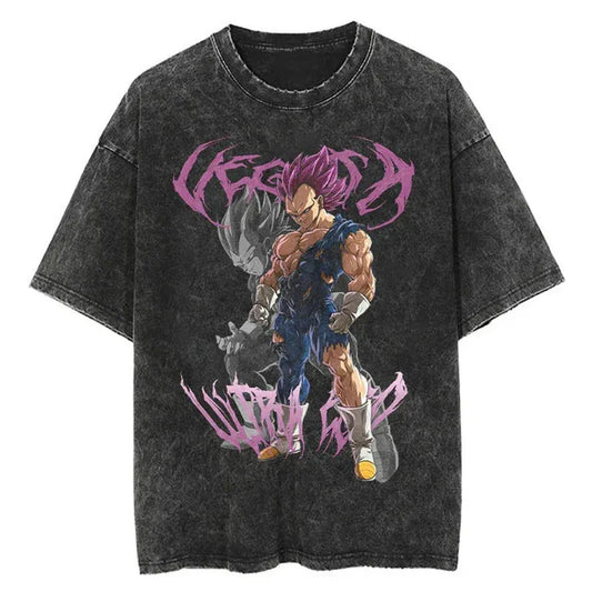Vegeta Ultra Ego Custom Black T-shirt - Item - BYTOODAY