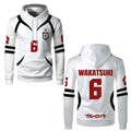 Wakatsuki's Custom Blue Lock U20 Japan Team White Hoodie - BYTOODAY