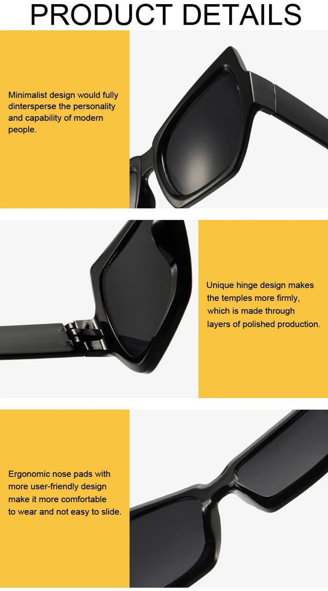 Weird Shaped Lenses Fashion Sunglasses - Item - BYTOODAY