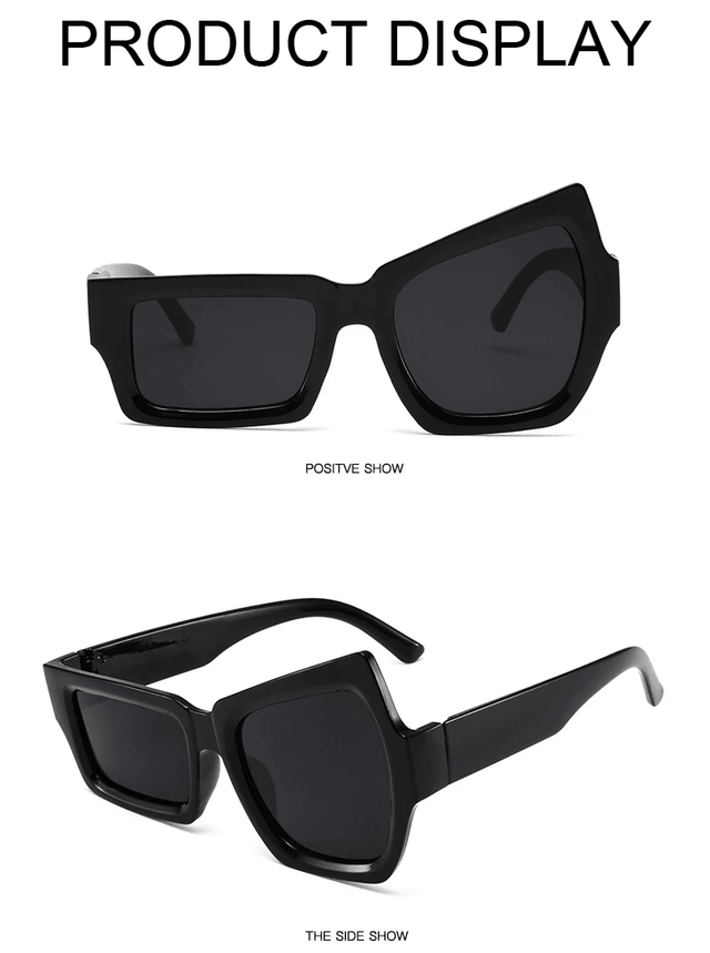 Weird Shaped Lenses Fashion Sunglasses - Item - BYTOODAY