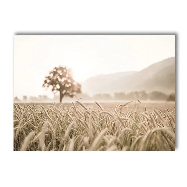 Wheat Fields Wall Decoration Canvas Poster - Item - BYTOODAY