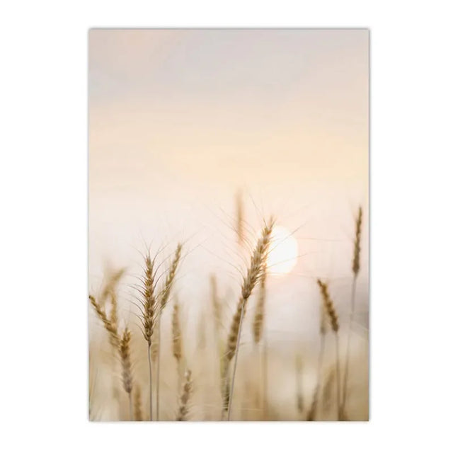 Wheat Pattern Canvas Wall Decor Poster - Item - BYTOODAY