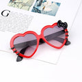 White Cute Heart Shape Sunglasses - Item - BYTOODAY