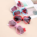 White Cute Heart Shape Sunglasses - Item - BYTOODAY