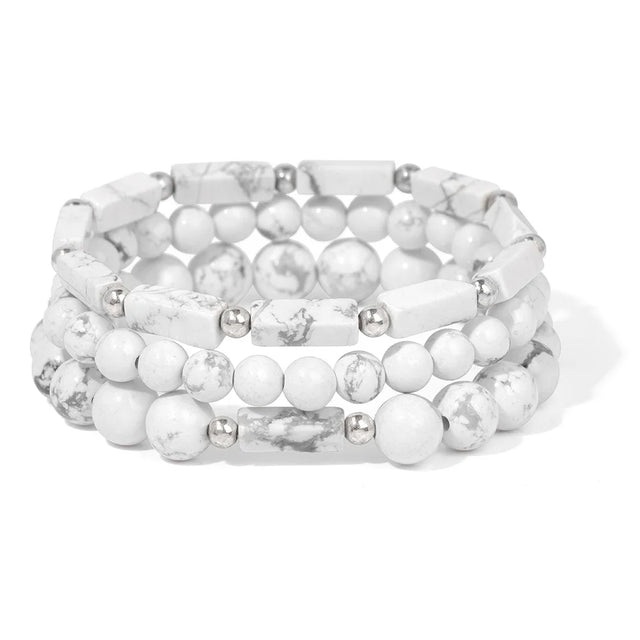 White Marble Design Trendy Bracelet - Item - BYTOODAY