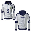 Yukimiya's Custom Blue Lock Team White's Hoodie - BYTOODAY