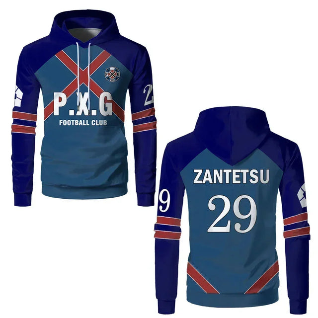 Zantetsu's Custom Blue Lock PXG Hoodie - BYTOODAY