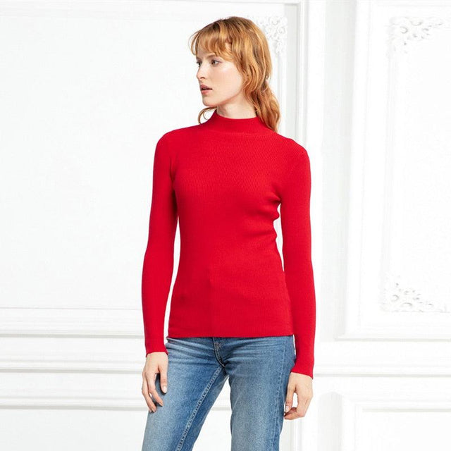 Bodycon Turtleneck Sweater - Item - BYTOODAY