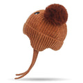 Cute Bear Head Shape Winter Beanie - Item - BYTOODAY