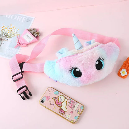 Cute Rainbow Unicorn Shape Fanny Pack - Item - BYTOODAY