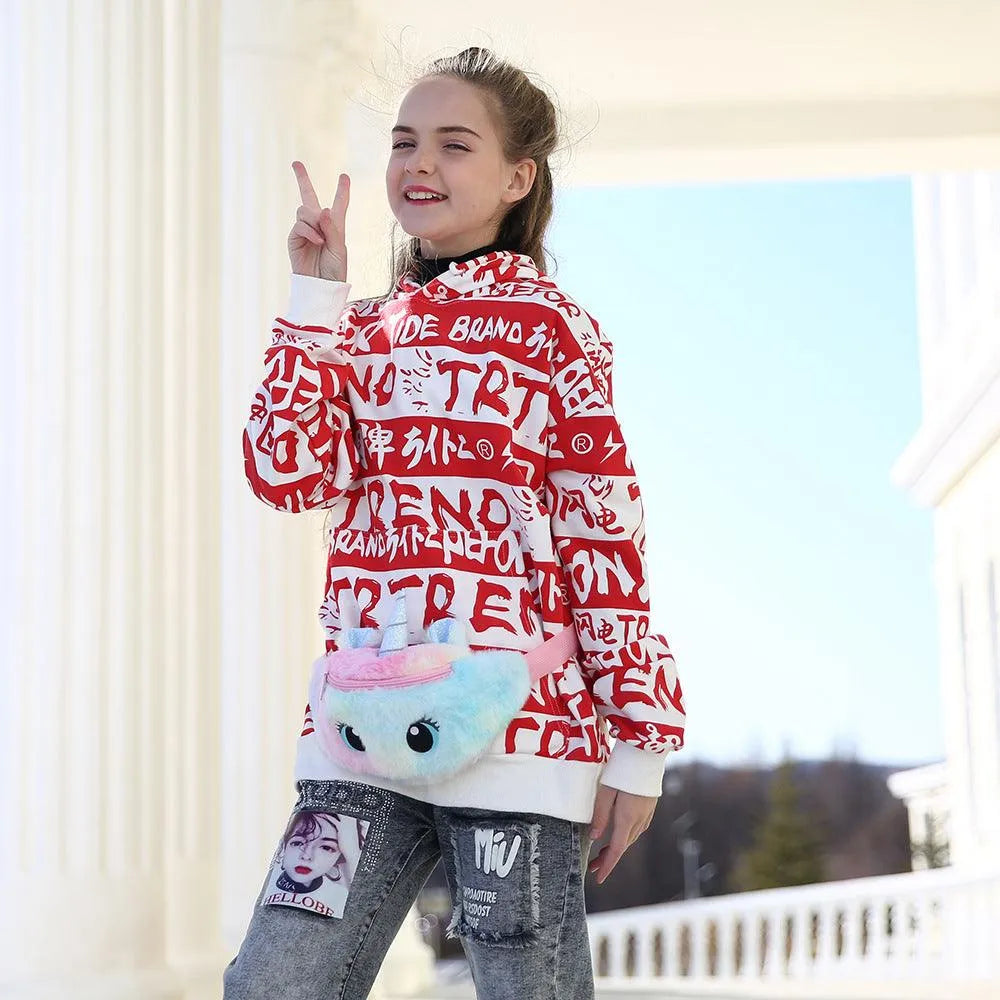 Cute Rainbow Unicorn Shape Fanny Pack - Item - BYTOODAY