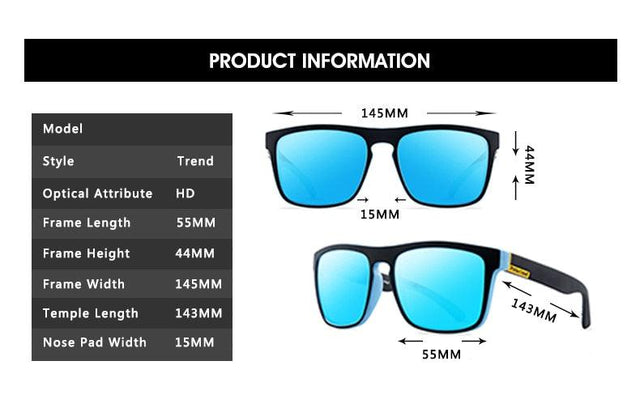 Fashion Polarized Square Shape Sunglasses - Item - BYTOODAY