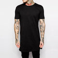 Fashion Top Trendy Short Sleeve Long T-Shirt - Item - BYTOODAY