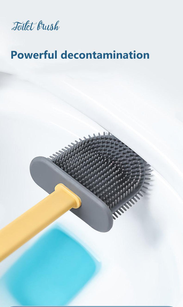 Flexible Toilet Brush with Flat Head - Item - BYTOODAY