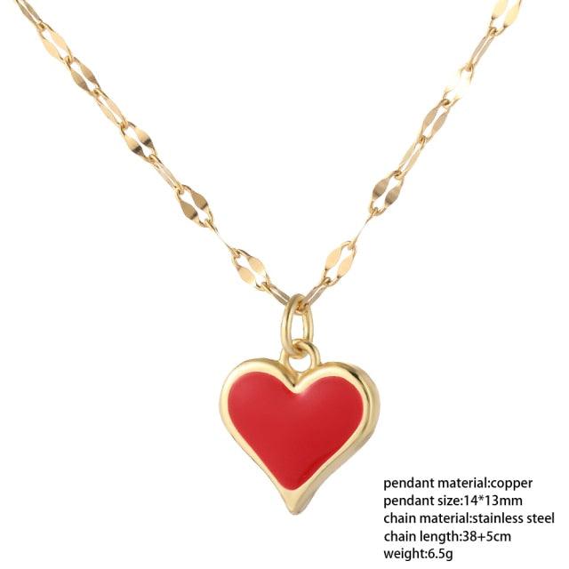 Heart Shaped Necklace and Pendant - Item - BYTOODAY