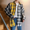 Long Sleeves Kpop Plaid Shirt - Item - BYTOODAY