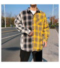 Long Sleeves Kpop Plaid Shirt - Item - BYTOODAY