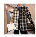 Long Sleeves Kpop Plaid Shirt - Item - BYTOODAY