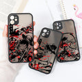 One Piece Custom Black iPhone Case (7 to 12) - Item - BYTOODAY